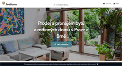 Desktop Screenshot of feelhome.cz